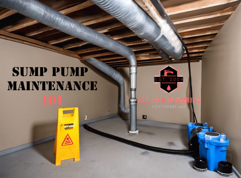 Sump Pump in a dry basement