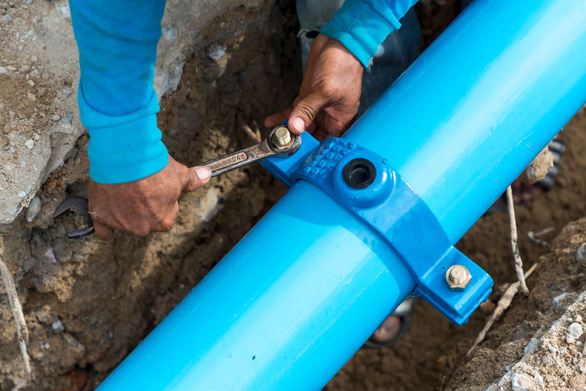 Trenched Sewer Line Repair in Everett, WA. All Pro Plumbing Northwest